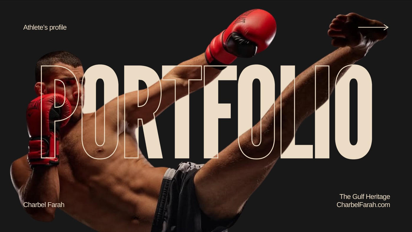 Featured project: Charbel Farah portfolio cover